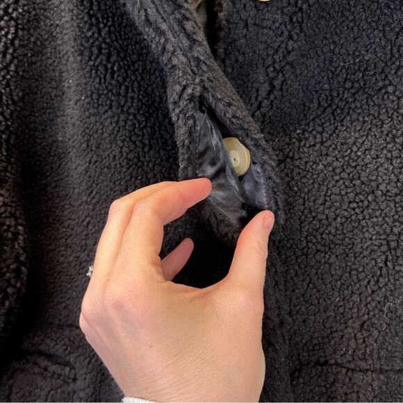Lucky Brand Trucker Teddy jacket black - M - Picture 6 of 12